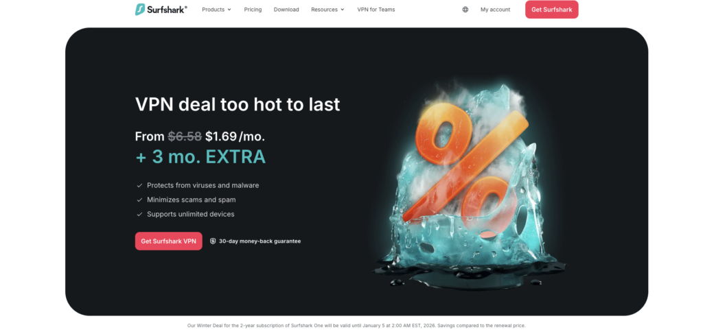 surfshark vpn review