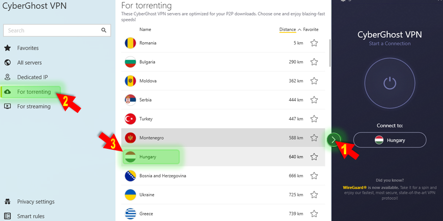 cyberghost vpn login​