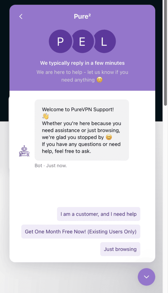 purevpn-livechat